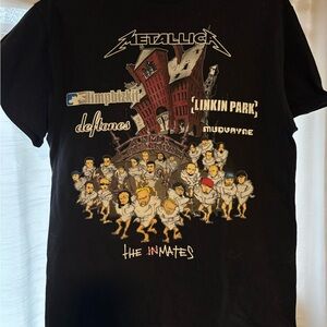 Metallica Vintage Graphic Band Tee - 2003 Inmates Tour - Never Worn